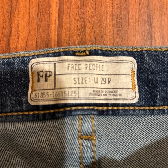NWT Free People Kick Flare Dark Denim Blue Jeans Womens 29 - Picture 5 of 7